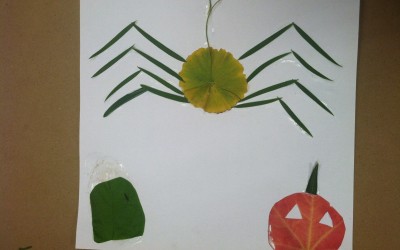Spider Leaf Art
